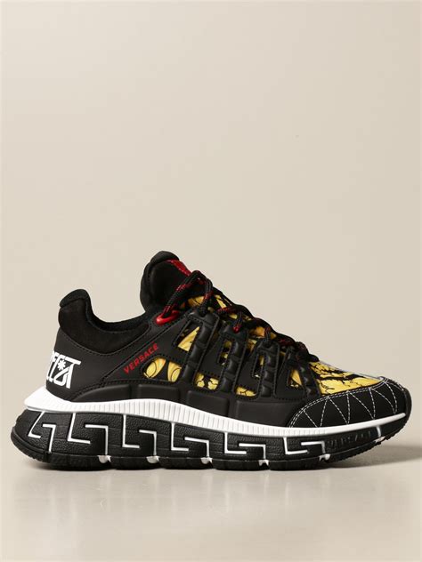 versace women sneakers black|versace women shoes sneakers.